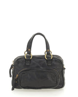 Sac carre anse tissu campomaggi