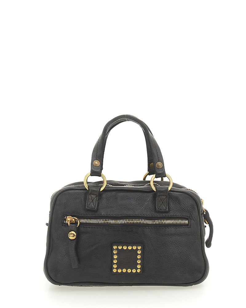 Sac carre anse tissu campomaggi