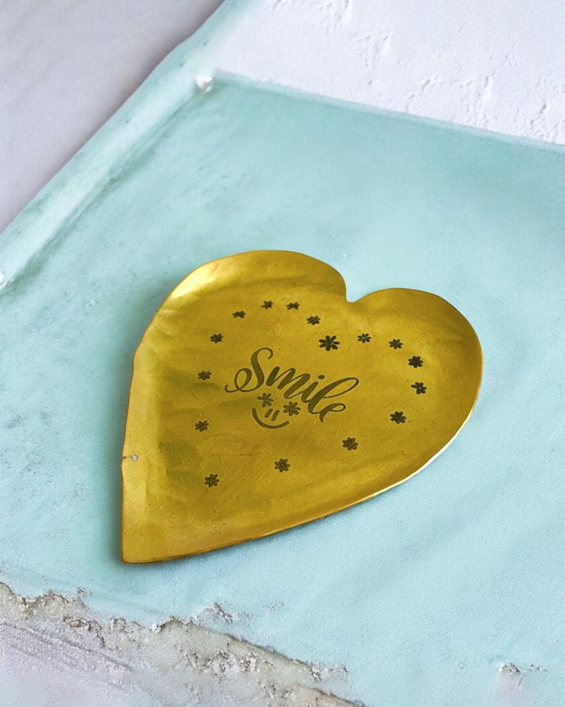 Vide poche coeur smile noï