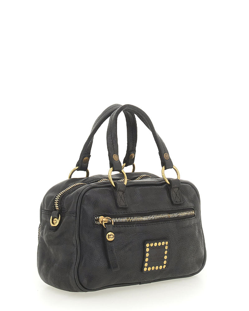 Sac carre anse tissu campomaggi