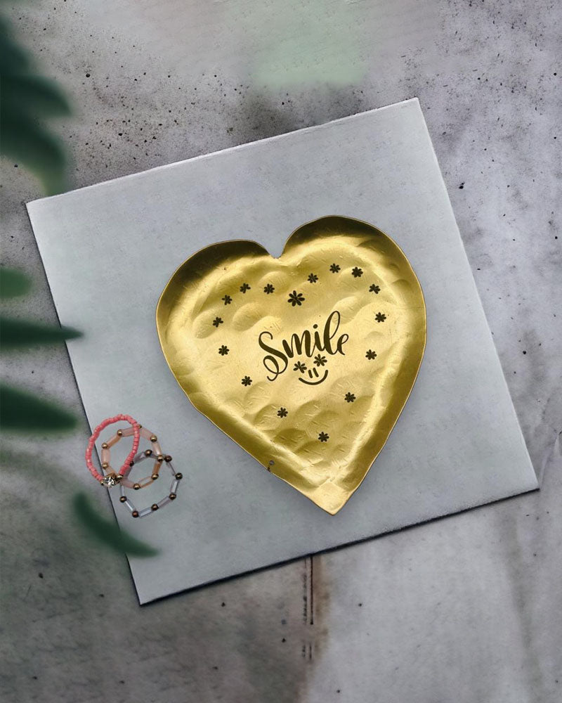 Vide poche coeur smile noï