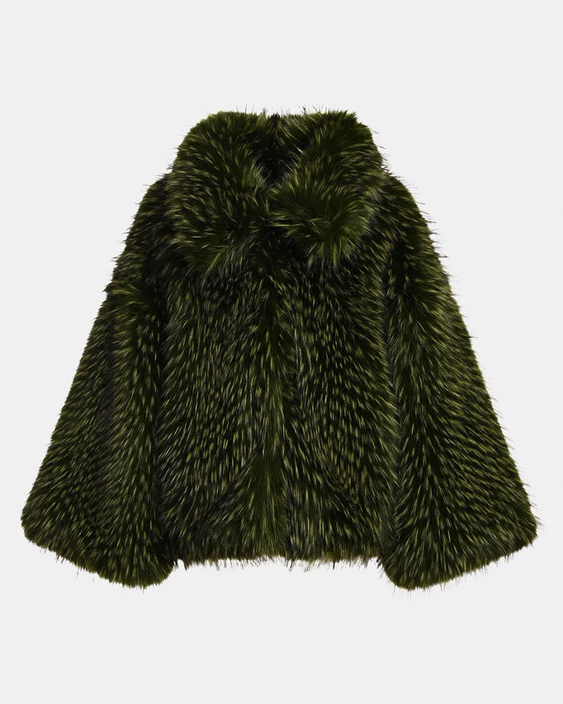 Manteau kastanje