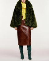Manteau kastanje