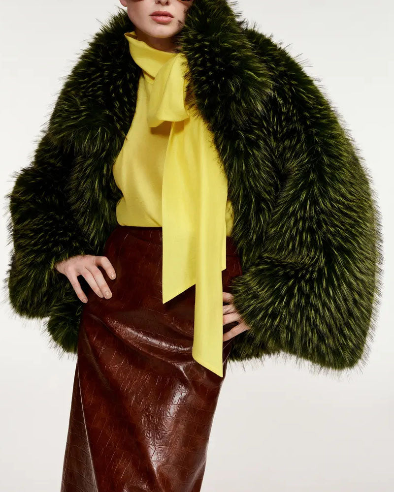 Manteau kastanje