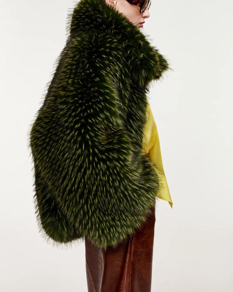 Manteau kastanje
