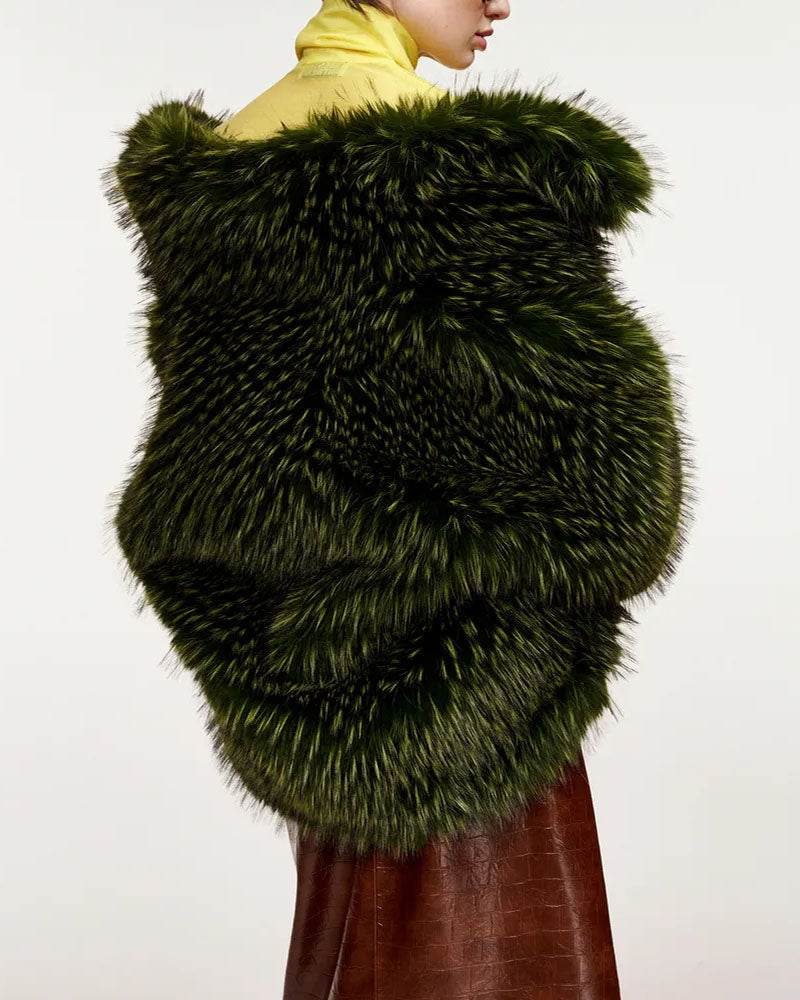 Manteau kastanje