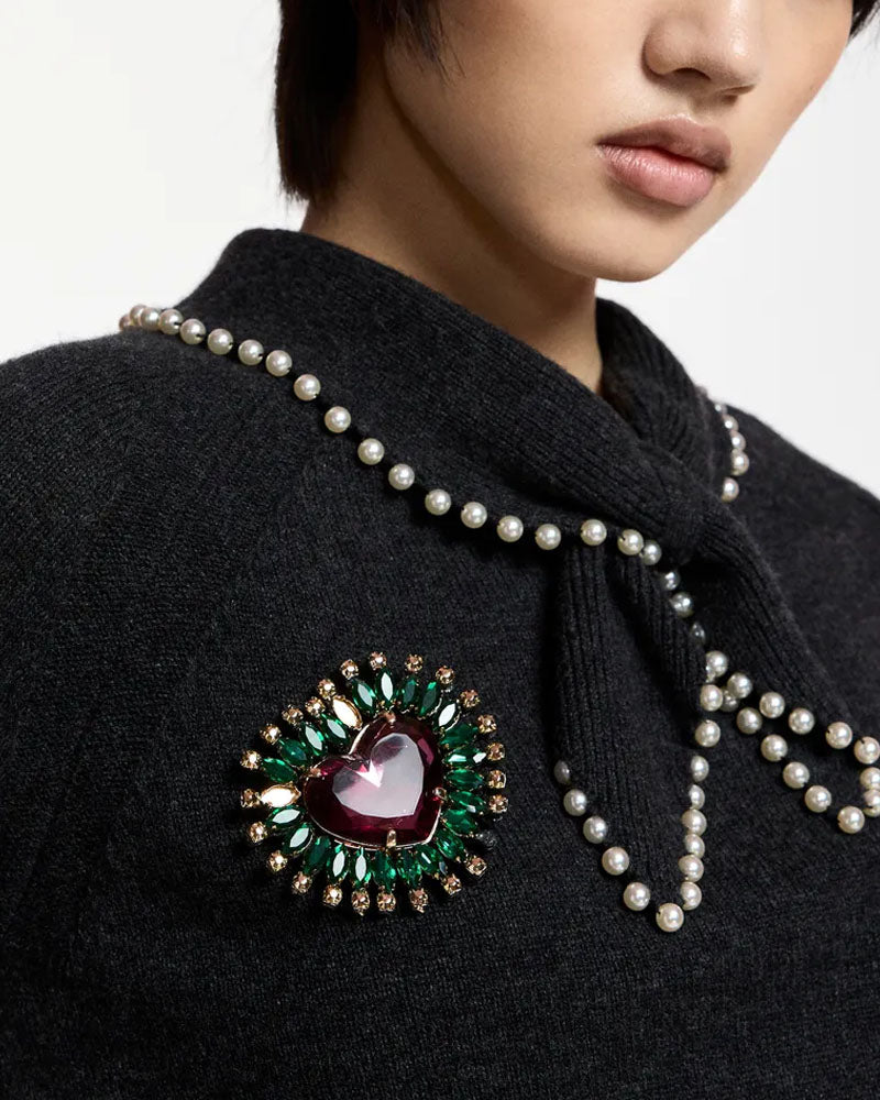 Broche koeur