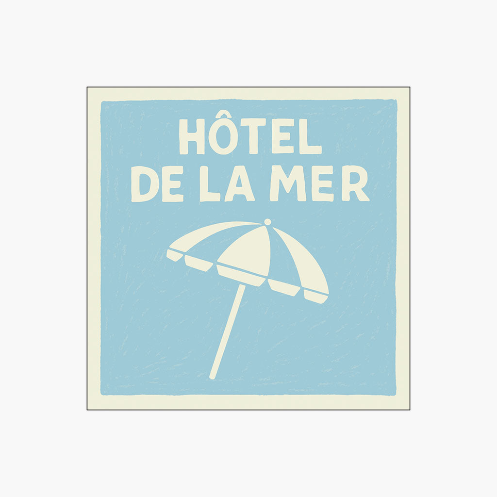 Serviettes hotel de la mer opjet