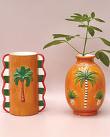 Vase palmier opjet