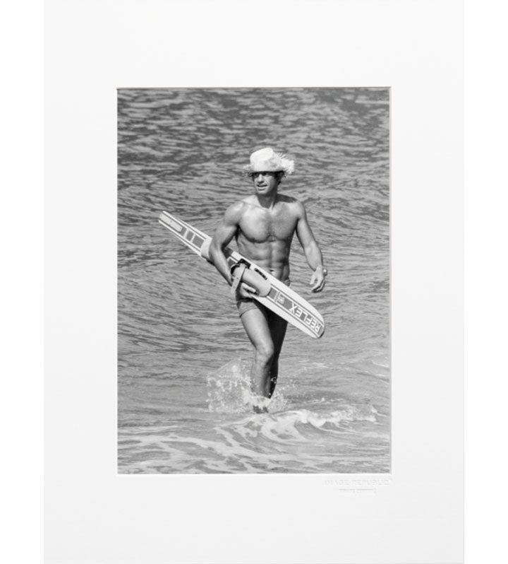 Affiche belmondo ski nautique 30x40