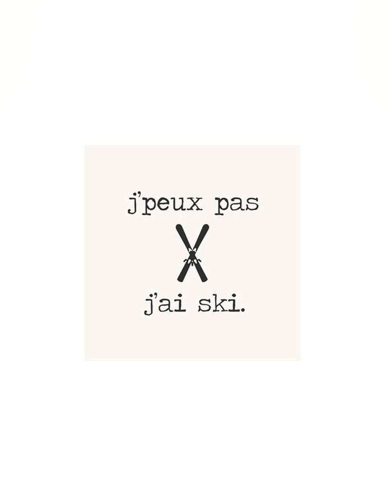 Lot de 6 sous-verre je peux pas podevache