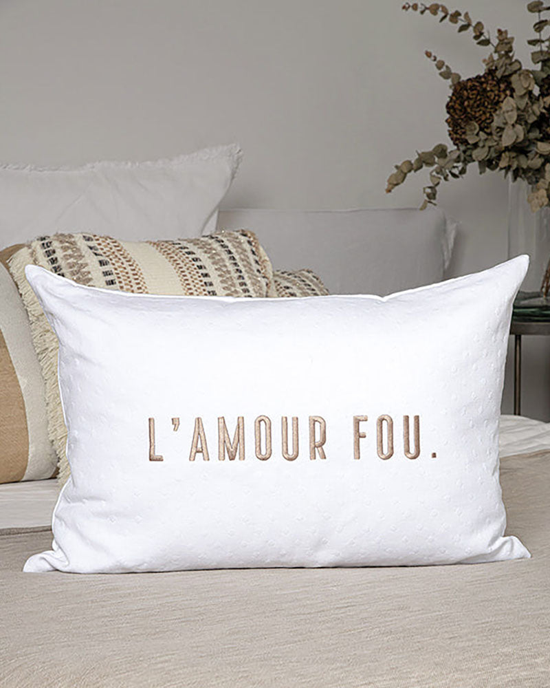 Linge De Maison PODEVACHE - Coussin amour fou 40/60 podevache