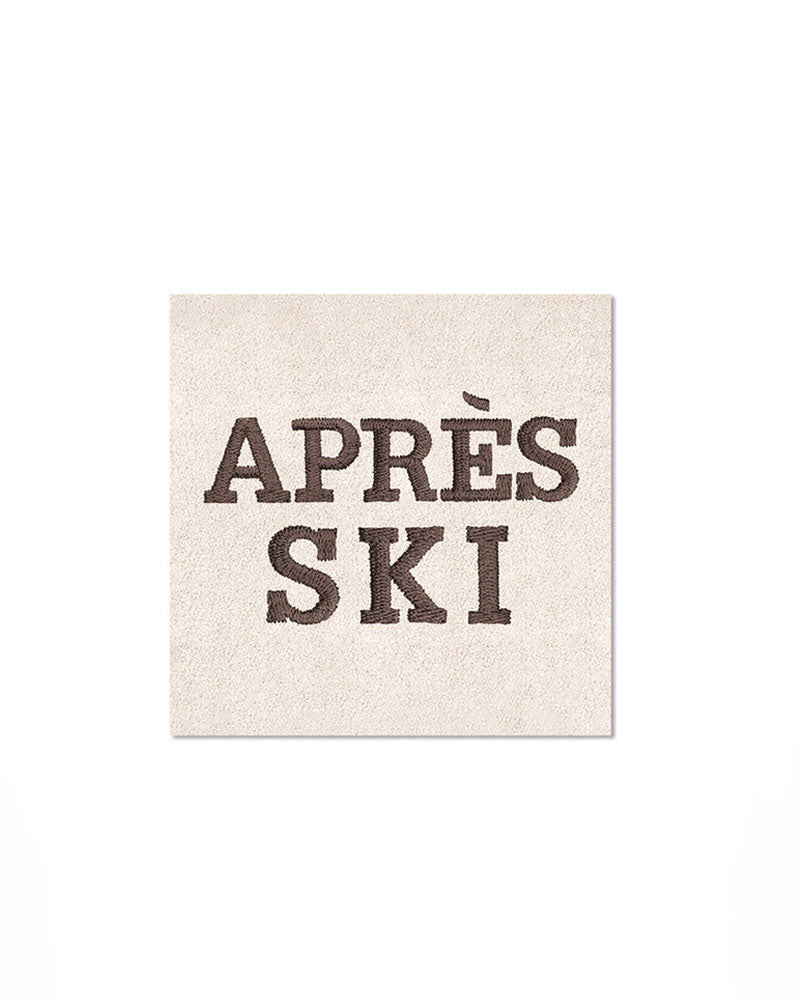 Lot de 6 sous-verre apres ski