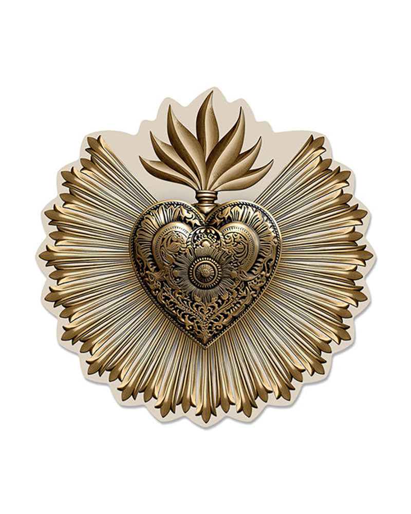 Arts de la table PODEVACHE - Lot de 6 sous-verre coeur podevache