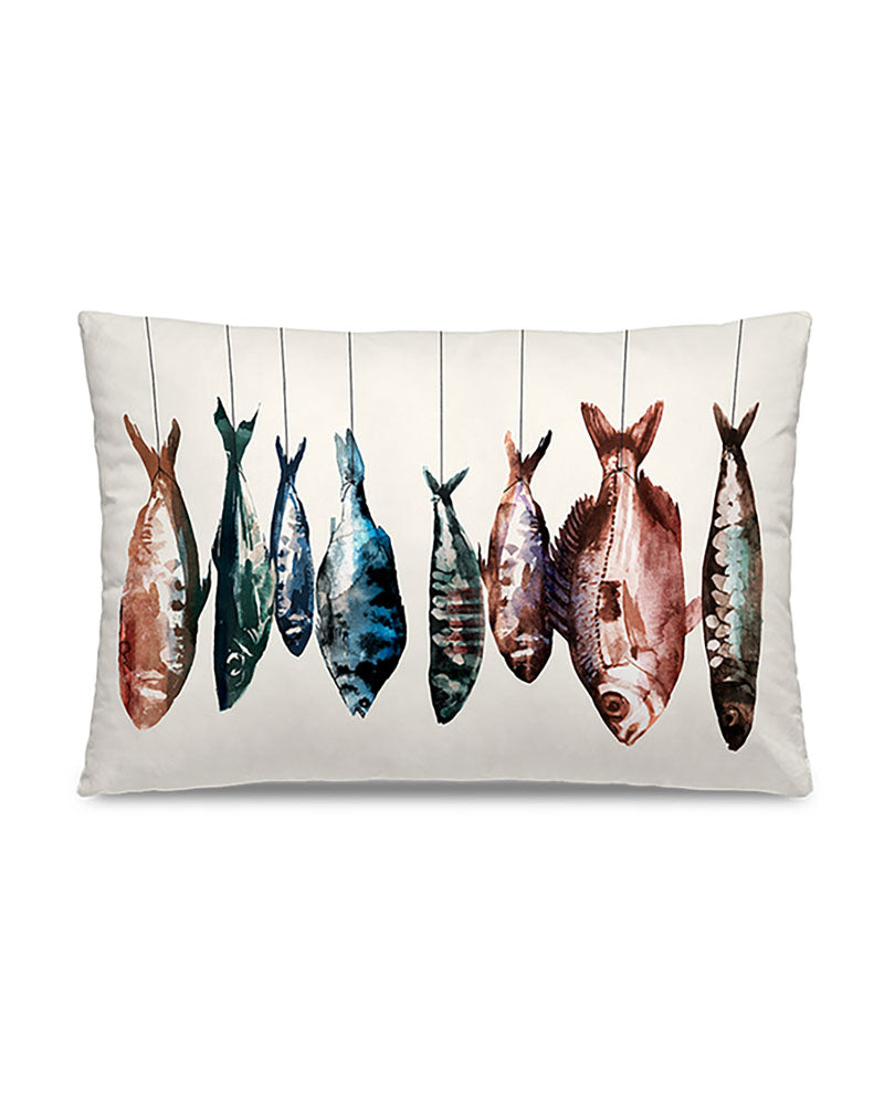 Linge De Maison PODEVACHE - Coussin sardines 40/60 podevache