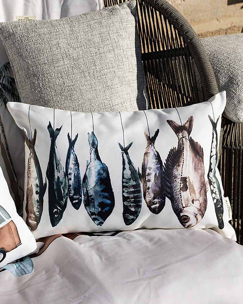 Linge De Maison PODEVACHE - Coussin sardines 40/60 podevache