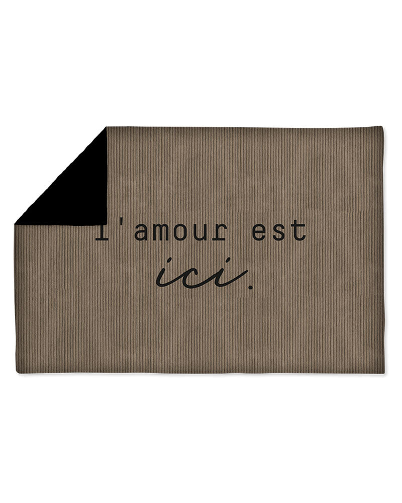 Linge De Maison PODEVACHE - Plaid l amour podevache