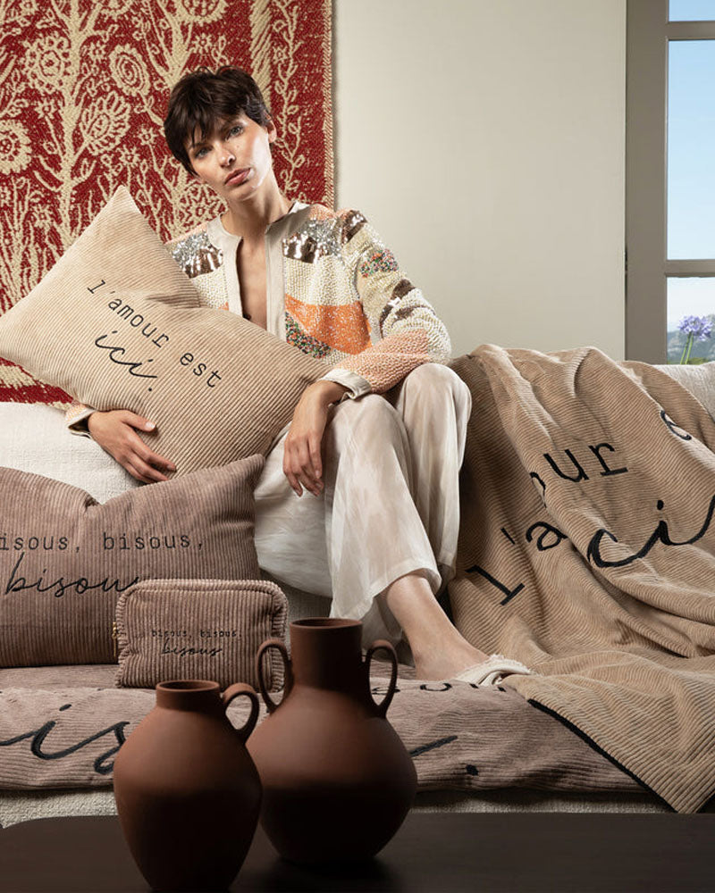 Linge De Maison PODEVACHE - Plaid l amour podevache