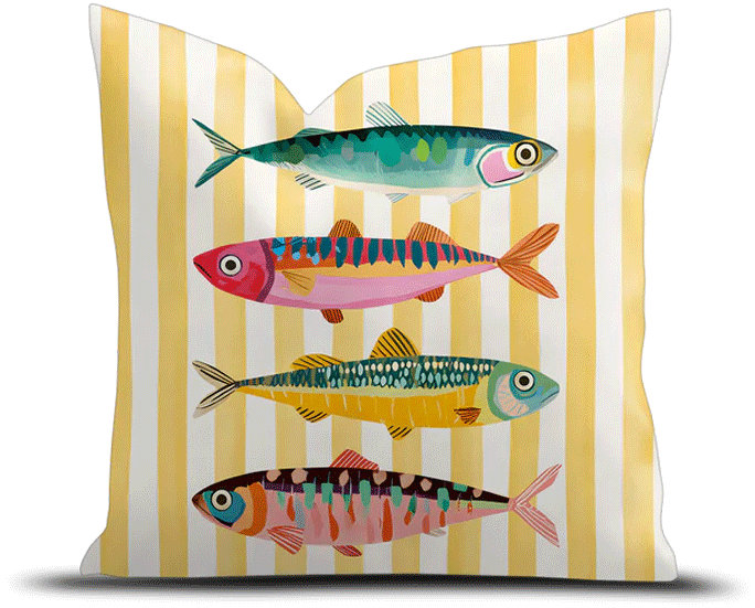 Coussin poissons podevache