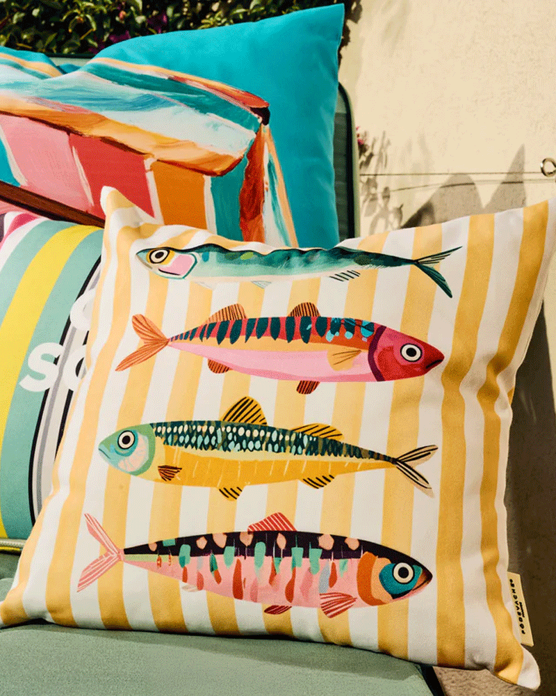 Coussin poissons podevache