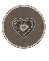 Set de table coeur