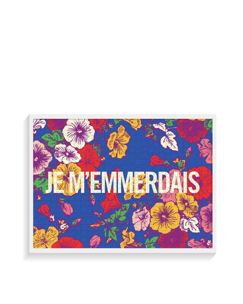 Objets Deco PIECE AND LOVE - Puzzle 1000 je m'emmerdais encore piece & love