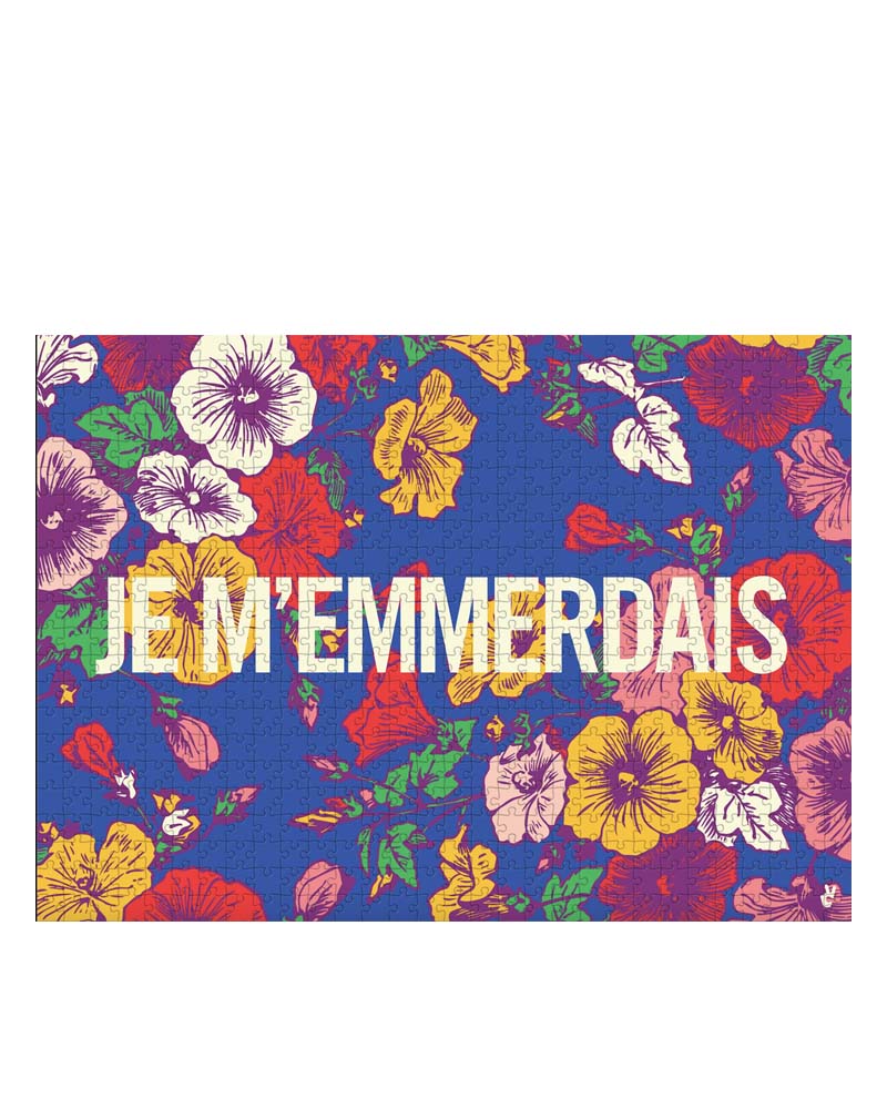 Objets Deco PIECE AND LOVE - Puzzle 1000 je m'emmerdais encore piece & love