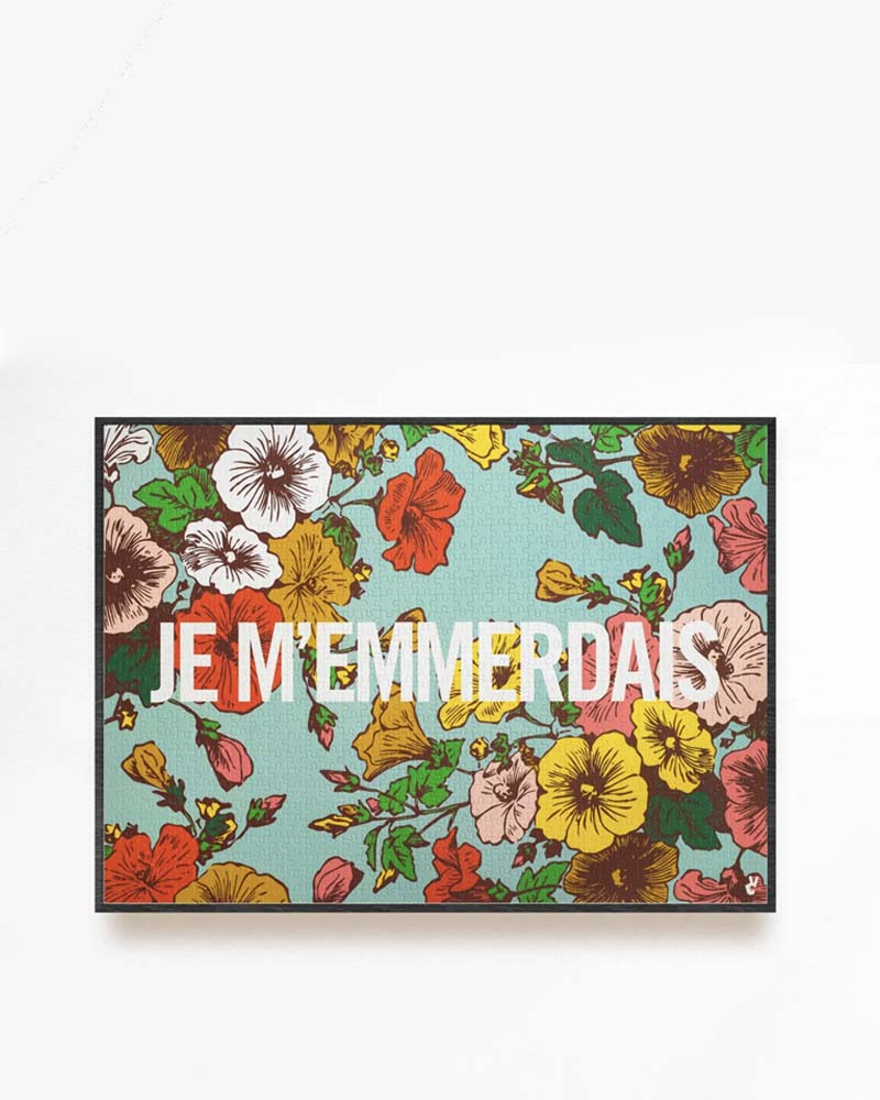 Objets Deco PIECE AND LOVE - Puzzle 1000 je m'emmerdais piece &amp; love