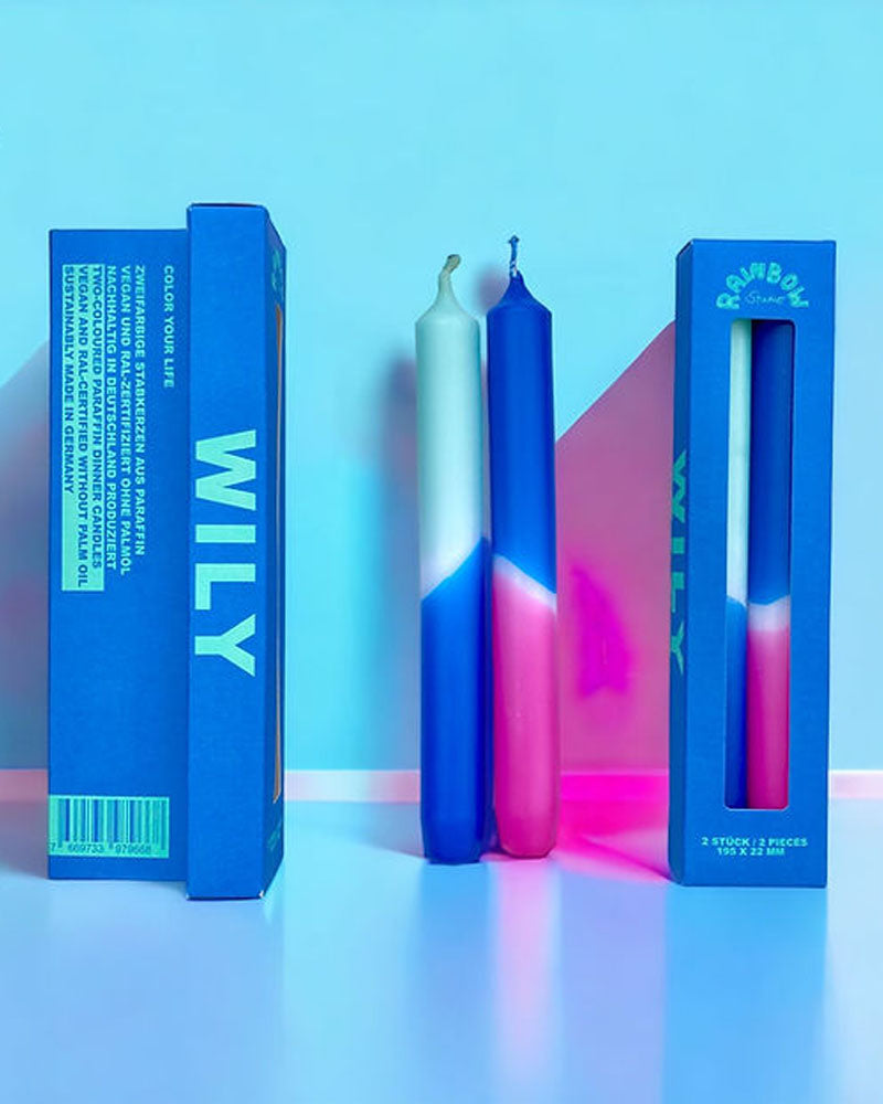 Lot de 2 bougies pink stories