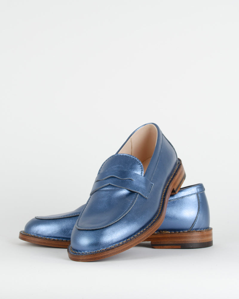 Mocassins PANTANETTI - Mocassin cuir lame pantanetti women