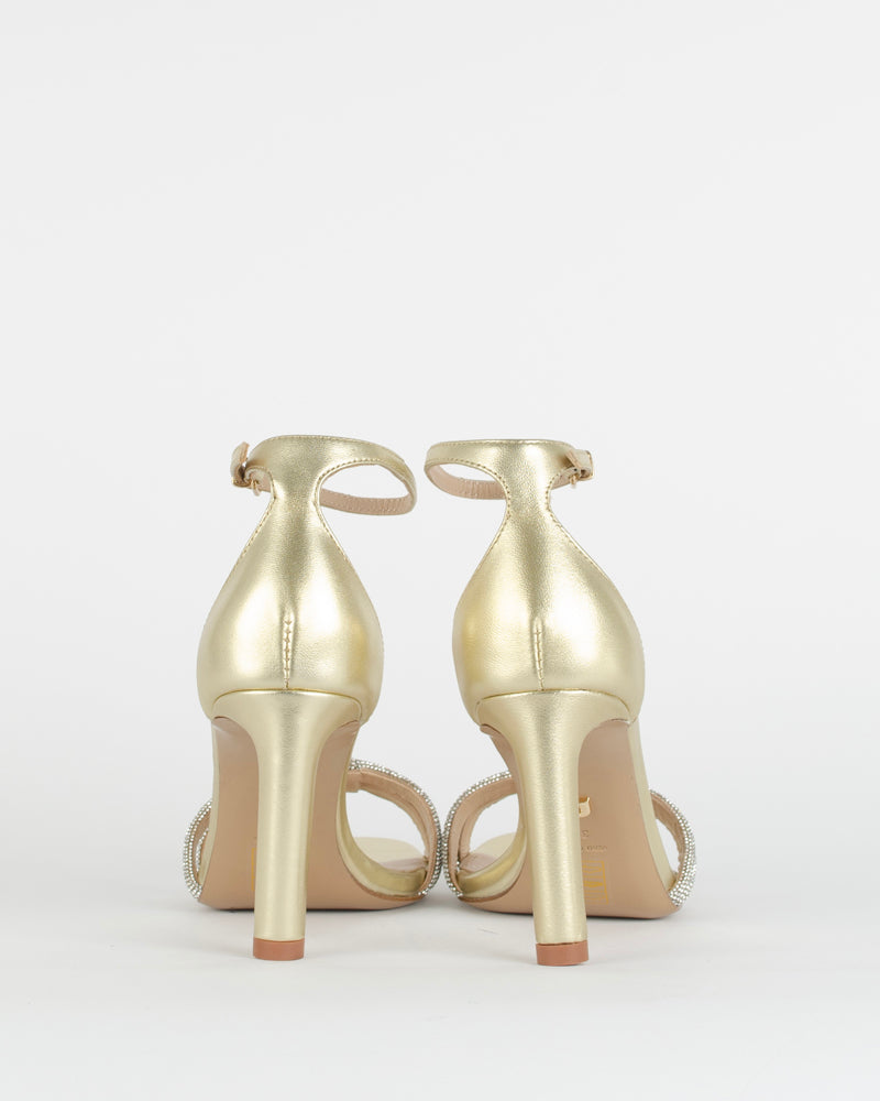 Sandales Pop And Shoes - Sandale noeud strass lola cruz