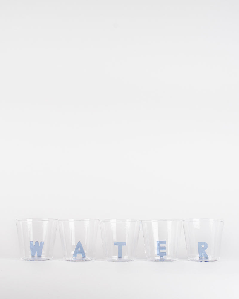 Set 5 verres water bazar de luxe