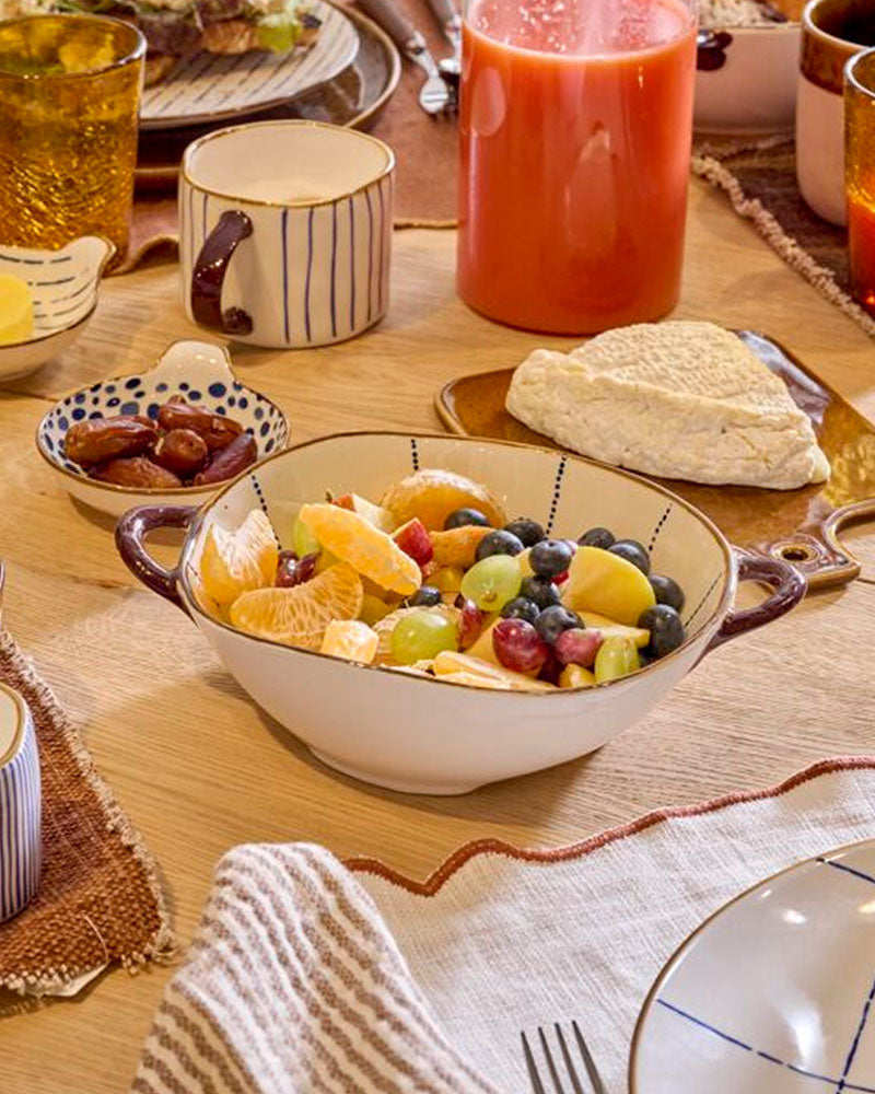 Arts de la table POMAX - Plat anafi l24.5 pomax