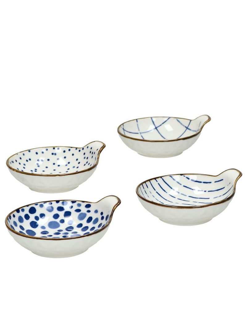 Arts de la table POMAX - Set de4 assiettes apero anafi pomax