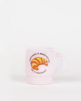 Mug opal croissant