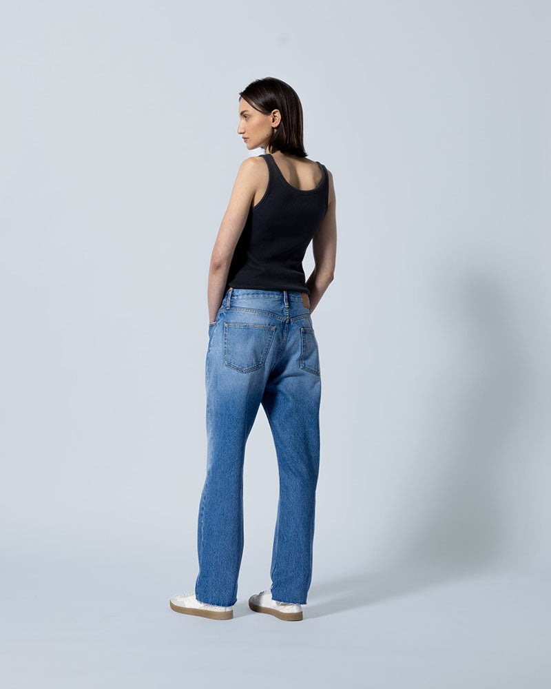 Jeans RED LEGEND - Jean boy friend bord franc red legend