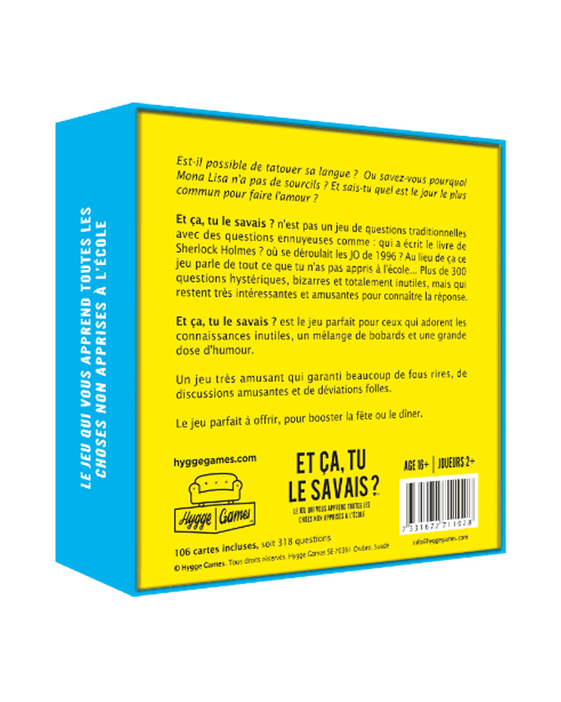 Jeu et ca tu le savais hygge games
