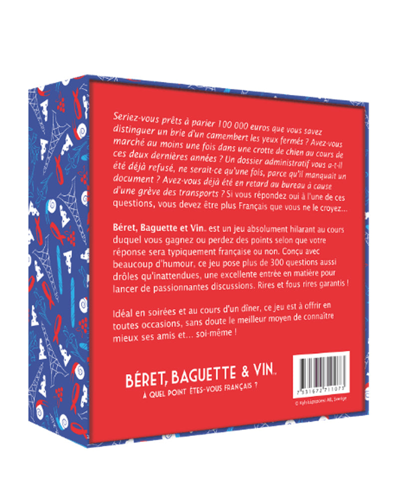 Jeu beret baguette vin hygge games