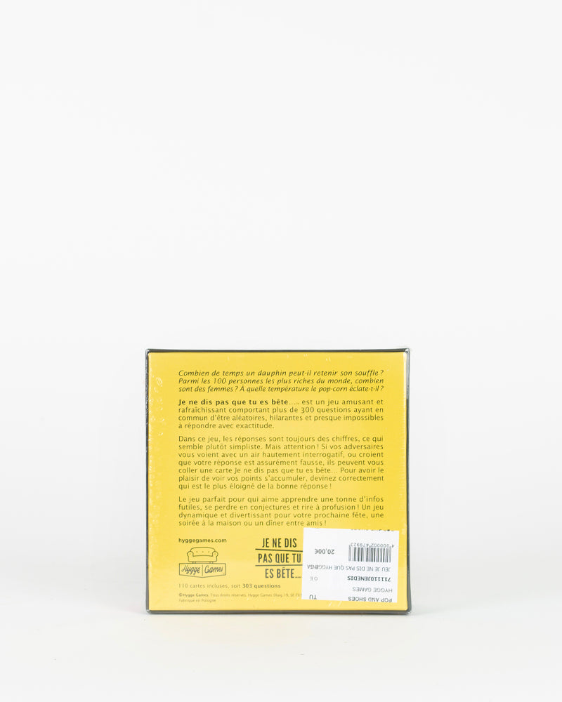 Puzzles HYGGE GAMES - Jeu je ne dis pas que hygge games