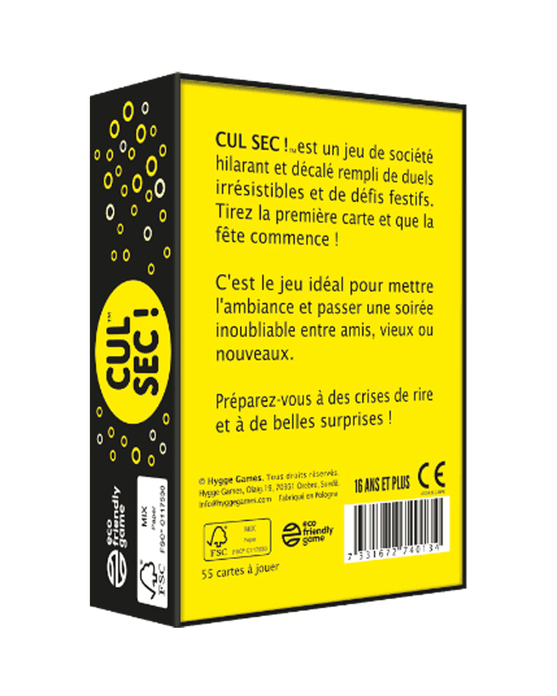 Jeu cul sec hygge games