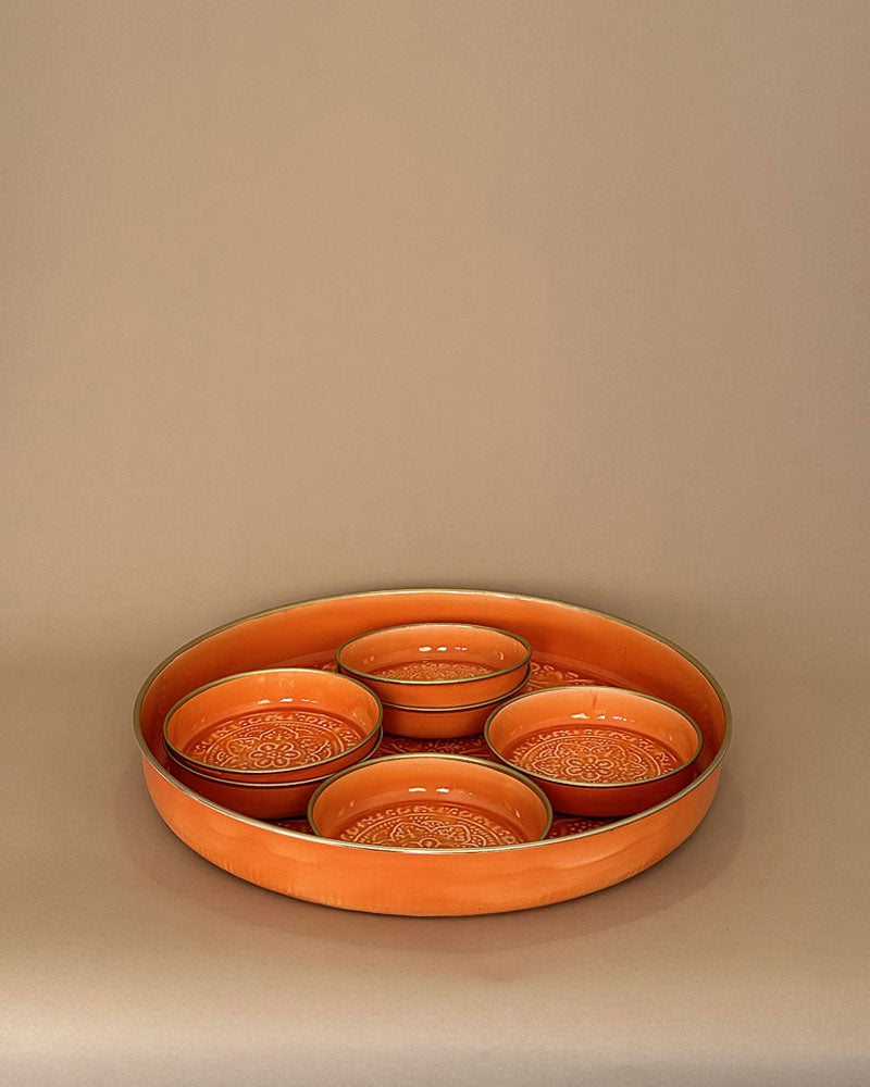 Plateau rond bazar de luxe