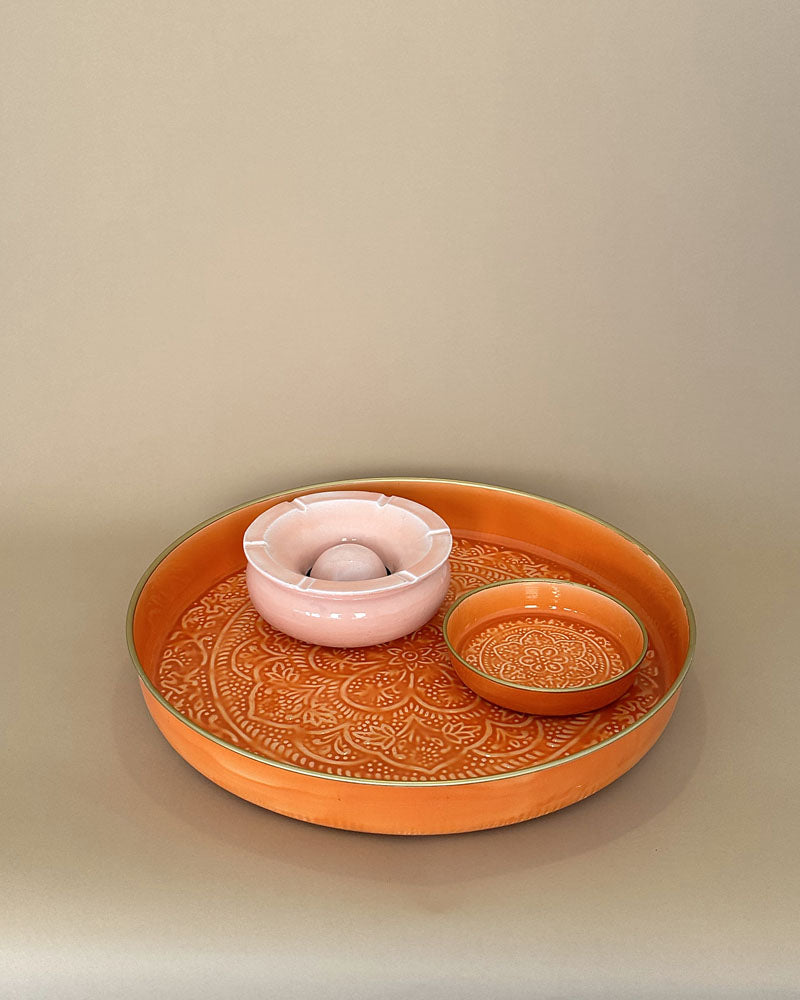 Plateau rond bazar de luxe