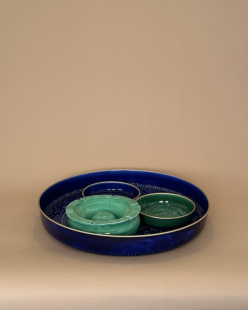 Plateau rond bazar de luxe