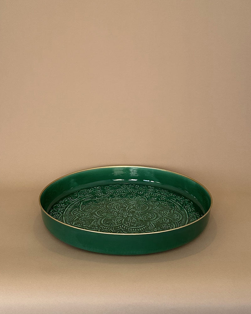 Plateau rond bazar de luxe