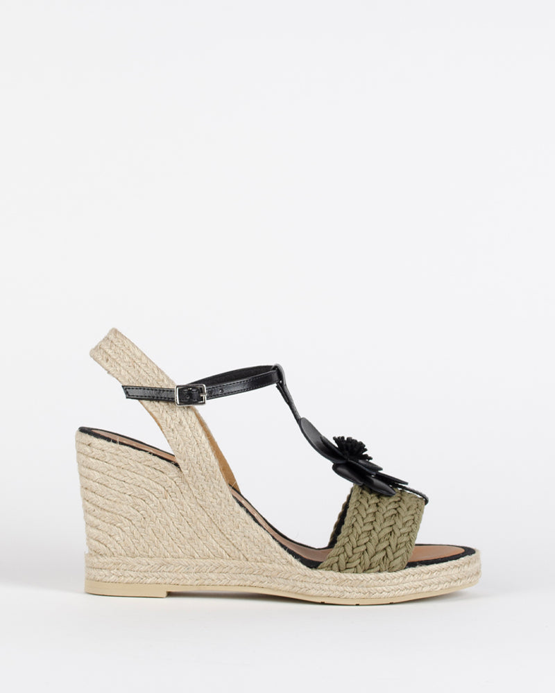 Compensees CASTELLER - Sandale compensee fleur casteller