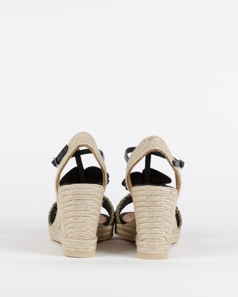 Compensees CASTELLER - Sandale compensee fleur casteller