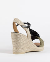 Sandale compensee fleur casteller