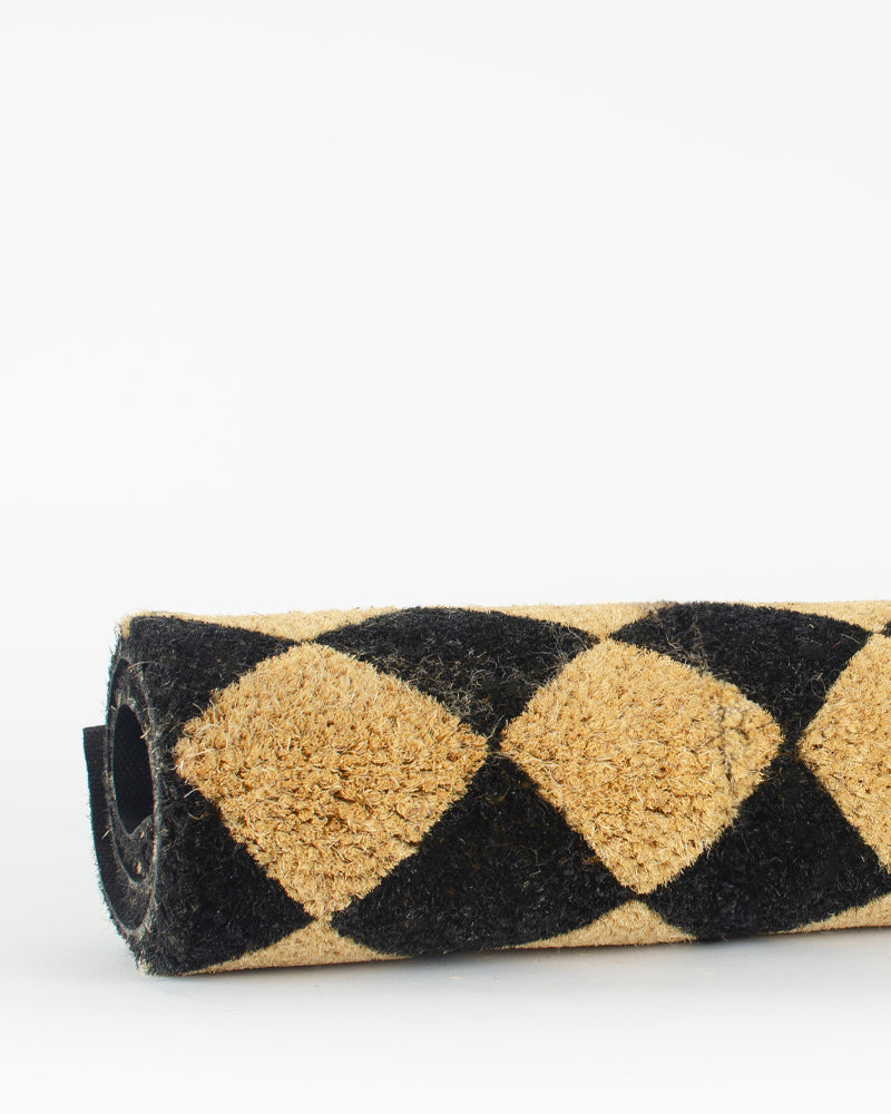 Paillasson damier bazar de luxe