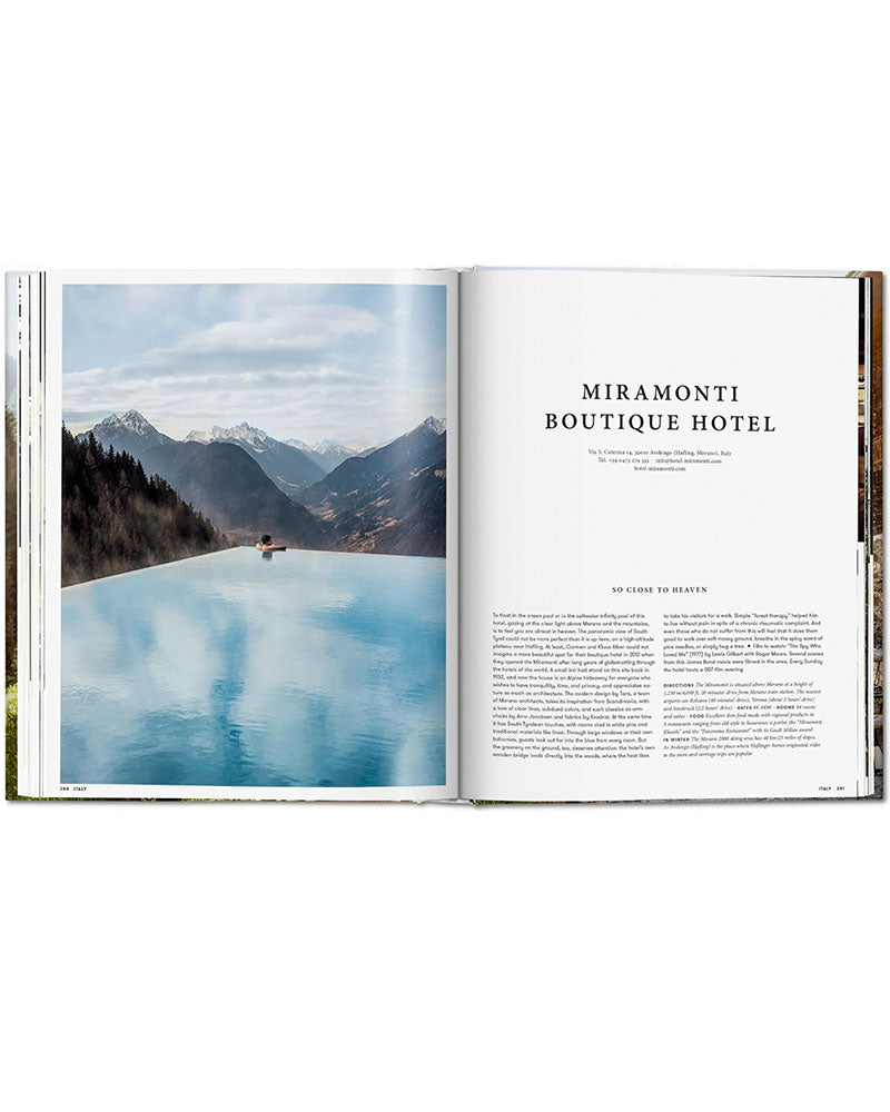 Livres TASCHEN - Great escapes alps taschen