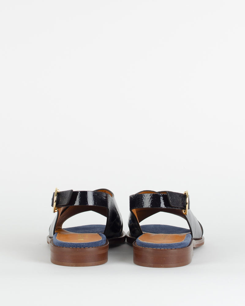 Sandales plate croisee les venues